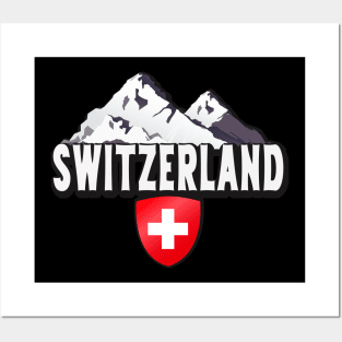 Switzerland Home Mountains Swiss Posters and Art